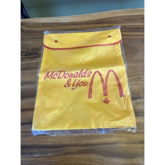 Vintage McDonald's & You Canadian Children's Backpack Knapsack NEW - Picture 8 of 9